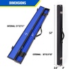 image:imageGSE Games amp Sports Expert Billiard Pool Cue Stick Hard Box for 2Piece Pool Cue Stick Billiard Carrying Case Holds 1 Butt and 1 ShaftBlue