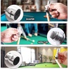 image:imageGSE Games amp Sports Expert Billiard Pool Cue Tip Tool Stick ScufferShaperAeratorJoint Protector Tool Billiard AccessoriesSilver 3in1 Bowtie Tool