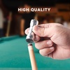 image:imageGSE Games amp Sports Expert Billiard Pool Cue Tip Tool Stick ScufferShaperAeratorJoint Protector Tool Billiard AccessoriesSilver 3in1 Bowtie Tool