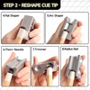 image:imageGSE Games amp Sports Expert Billiard Pool Cue Tip Tool Stick ScufferShaperAeratorJoint Protector Tool Billiard AccessoriesSilver 8in1 Tool