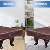 image:imageGSE Games amp Sports Expert Billiard Table Covers 789 Waterproof amp Tearproof Heavy Duty Leatherette Pool Table Cover Several Colors AvailableBrown  8ft