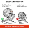 image:imageGSE Games amp Sports Expert Bingo Balls  Ping Pong Size Balls for Large Bingo Cage Bingo Calling Balls for Parties Prize Raffles Family Game NightsMulticolor Balls  Single Numbered