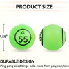 image:imageGSE Games amp Sports Expert Bingo Balls  Ping Pong Size Balls for Large Bingo Cage Bingo Calling Balls for Parties Prize Raffles Family Game NightsMulticolor Balls  Double Numbered