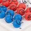 image:imageGSE Games amp Sports Expert Bingo Balls  Ping Pong Size Balls for Large Bingo Cage Bingo Calling Balls for Parties Prize Raffles Family Game NightsMulticolor Balls  Double Numbered