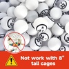 image:imageGSE Games amp Sports Expert Bingo Balls  Ping Pong Size Balls for Large Bingo Cage Bingo Calling Balls for Parties Prize Raffles Family Game NightsWhite Balls  Single Numbered