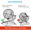 image:imageGSE Games amp Sports Expert Bingo Balls  Ping Pong Size Balls for Large Bingo Cage Bingo Calling Balls for Parties Prize Raffles Family Game NightsWhte Balls  Double Numbered