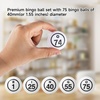 image:imageGSE Games amp Sports Expert Bingo Balls  Ping Pong Size Balls for Large Bingo Cage Bingo Calling Balls for Parties Prize Raffles Family Game NightsWhte Balls  Double Numbered