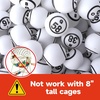 image:imageGSE Games amp Sports Expert Bingo Balls  Ping Pong Size Balls for Large Bingo Cage Bingo Calling Balls for Parties Prize Raffles Family Game NightsWhte Balls  Double Numbered