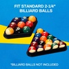 image:imageGSE Games amp Sports Expert Black Plastic Billiard Pool Ball 8Ball Triangle Racks  9Ball Diamond Pool Ball Racks Fit Standard 214 Billiard Pool BallsTriangle  Diamond Racks