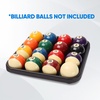 image:imageGSE Games amp Sports Expert Black Plastic Pool Ball Carrying Tray Billiard Ball Storage Tray for 16 Balls Full Set Regulation Size Billiard Balls