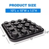 image:imageGSE Games amp Sports Expert Black Plastic Pool Ball Carrying Tray Billiard Ball Storage Tray for 16 Balls Full Set Regulation Size Billiard Balls
