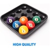 image:imageGSE Games amp Sports Expert Black Plastic Pool Ball Carrying Tray Billiard Ball Storage Tray for 16 Balls Full Set Regulation Size Billiard Balls