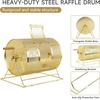image:imageGSE Games amp Sports Expert Brass Raffle Ticket Drum Gold Spinning Raffle Cage Lottery Drawing Box for Raffles Giveaways Fundraisers and Events Available in Small Medium Large JumboMedium  Holds 5 000 Tickets