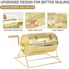 image:imageGSE Games amp Sports Expert Brass Raffle Ticket Drum Gold Spinning Raffle Cage Lottery Drawing Box for Raffles Giveaways Fundraisers and Events Available in Small Medium Large JumboSmall  Holds 2 000 Tickets
