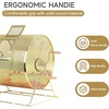 image:imageGSE Games amp Sports Expert Brass Raffle Ticket Drum Gold Spinning Raffle Cage Lottery Drawing Box for Raffles Giveaways Fundraisers and Events Available in Small Medium Large JumboJumbo  Holds 15 000 Tickets