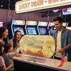 image:imageGSE Games amp Sports Expert Brass Raffle Ticket Drum Gold Spinning Raffle Cage Lottery Drawing Box for Raffles Giveaways Fundraisers and Events Available in Small Medium Large JumboLarge  Holds 10 000 Tickets