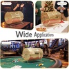 image:imageGSE Games amp Sports Expert Brass Raffle Ticket Drum Gold Spinning Raffle Cage Lottery Drawing Box for Raffles Giveaways Fundraisers and Events Available in Small Medium Large JumboLarge  Holds 10 000 Tickets
