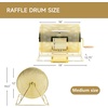 image:imageGSE Games amp Sports Expert Brass Raffle Ticket Drum Gold Spinning Raffle Cage Lottery Drawing Box for Raffles Giveaways Fundraisers and Events Available in Small Medium Large JumboMedium  Holds 5 000 Tickets