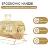 image:imageGSE Games amp Sports Expert Brass Raffle Ticket Drum Gold Spinning Raffle Cage Lottery Drawing Box for Raffles Giveaways Fundraisers and Events Available in Small Medium Large JumboLarge  Holds 10 000 Tickets