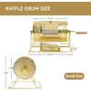 image:imageGSE Games amp Sports Expert Brass Raffle Ticket Drum Gold Spinning Raffle Cage Lottery Drawing Box for Raffles Giveaways Fundraisers and Events Available in Small Medium Large JumboSmall  Holds 2 000 Tickets