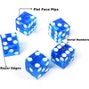 image:imageGSE Games amp Sports Expert Casino Dice Game AAA Grade 19mm Pro Vegas Style Craps Dice Set of 5 with Razor Sharp Edges amp Matching Serialized Numbers for RPG Dice Stacking Yahtzee Dice GamesBlue