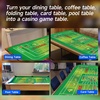 image:imageGSE Games amp Sports Expert Casino Texas Holdem Poker Tabletop Layout Mat NonSlip Rubber Texas Holdem Table Top for FamilyFriends Parties Casino NightCraps Layout Mat