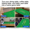 image:imageGSE Games amp Sports Expert Casino Texas Holdem Poker Tabletop Layout Mat NonSlip Rubber Texas Holdem Table Top for FamilyFriends Parties Casino NightBlackjack Layout Mat