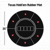 image:imageGSE Games amp Sports Expert Casino Texas Holdem Poker Tabletop Layout Mat NonSlip Rubber Texas Holdem Table Top for FamilyFriends Parties Casino Night35 X 35 Texas Holdem Layout Mat