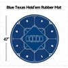 image:imageGSE Games amp Sports Expert Casino Texas Holdem Poker Tabletop Layout Mat NonSlip Rubber Texas Holdem Table Top for FamilyFriends Parties Casino Night47 X 47 Texas Holdem Layout Mat