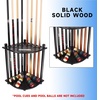 image:imageGSE Games amp Sports Expert CornerStyle Floor Stand Billiard Pool Cue Racks with Score Counters Holds Pool Cue Sticks Balls Set Ball RacksBlack