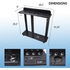 image:imageGSE Games amp Sports Expert CornerStyle Floor Stand Billiard Pool Cue Racks with Score Counters Holds Pool Cue Sticks Balls Set Ball RacksBlack
