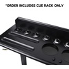 image:imageGSE Games amp Sports Expert CornerStyle Floor Stand Billiard Pool Cue Racks with Score Counters Holds Pool Cue Sticks Balls Set Ball RacksBlack