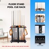 image:imageGSE Games amp Sports Expert CornerStyle Floor Stand Billiard Pool Cue Racks with Score Counters Holds Pool Cue Sticks Balls Set Ball RacksBlack