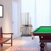 image:imageGSE Games amp Sports Expert CornerStyle Floor Stand Billiard Pool Cue Racks with Score Counters Holds Pool Cue Sticks Balls Set Ball RacksBrushed Grey
