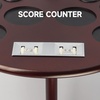 image:imageGSE Games amp Sports Expert CornerStyle Floor Stand Billiard Pool Cue Racks with Score Counters Holds Pool Cue Sticks Balls Set Ball RacksMahogany