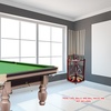 image:imageGSE Games amp Sports Expert CornerStyle Floor Stand Billiard Pool Cue Racks with Score Counters Holds Pool Cue Sticks Balls Set Ball RacksMahogany