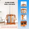 image:imageGSE Games amp Sports Expert CornerStyle Floor Stand Billiard Pool Cue Racks with Score Counters Holds Pool Cue Sticks Balls Set Ball RacksOak