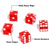 image:imageGSE Games amp Sports Expert Craps Table Top Game Set Including A Craps Layout Felt 5 Casino Dice and A Craps ONOff Button for Craps Games Casino GamesRed