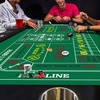 image:imageGSE Games amp Sports Expert Craps Table Top Game Set Including A Craps Layout Felt 5 Casino Dice and A Craps ONOff Button for Craps Games Casino GamesYellow