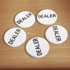 image:imageGSE Games amp Sports Expert Dealer Button  Set of 5 Casino Texas Holdem Poker Button for Gambling Card Games Texas Hold em Poker Nights Tournaments