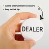 image:imageGSE Games amp Sports Expert Dealer Button  Set of 5 Casino Texas Holdem Poker Button for Gambling Card Games Texas Hold em Poker Nights Tournaments