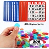 image:imageGSE Games amp Sports Expert Deluxe Bingo Game Set with Large Bingo Cage Masterboard 78 Balls 50 Game Cards and 500 Chips for Friend Parties Family Game NightDeluxe Large Set