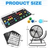 image:imageGSE Games amp Sports Expert Deluxe Bingo Game Set with Large Bingo Cage Masterboard 78 Balls 50 Game Cards and 500 Chips for Friend Parties Family Game NightFamily Set With 18 Cards