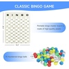 image:imageGSE Games amp Sports Expert Deluxe Bingo Game Set with Large Bingo Cage Masterboard 78 Balls 50 Game Cards and 500 Chips for Friend Parties Family Game NightJumbo Black Set