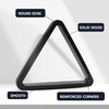 image:imageGSE Games amp Sports Expert Deluxe Heavy Duty Solid Wood Billiard 8Ball Triangle  9Ball Diamond Pool Ball Racks for 214 Pool Balls Billiards AccessoriesBlack