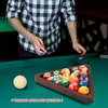 image:imageGSE Games amp Sports Expert Deluxe Heavy Duty Solid Wood Billiard 8Ball Triangle  9Ball Diamond Pool Ball Racks for 214 Pool Balls Billiards AccessoriesMahogany