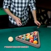 image:imageGSE Games amp Sports Expert Deluxe Heavy Duty Solid Wood Billiard 8Ball Triangle  9Ball Diamond Pool Ball Racks for 214 Pool Balls Billiards AccessoriesBrushed Grey