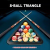 image:imageGSE Games amp Sports Expert Deluxe Heavy Duty Solid Wood Billiard 8Ball Triangle  9Ball Diamond Pool Ball Racks for 214 Pool Balls Billiards AccessoriesBlack