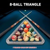 image:imageGSE Games amp Sports Expert Deluxe Heavy Duty Solid Wood Billiard 8Ball Triangle  9Ball Diamond Pool Ball Racks for 214 Pool Balls Billiards AccessoriesBrushed Grey