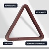 image:imageGSE Games amp Sports Expert Deluxe Heavy Duty Solid Wood Billiard 8Ball Triangle  9Ball Diamond Pool Ball Racks for 214 Pool Balls Billiards AccessoriesMahogany